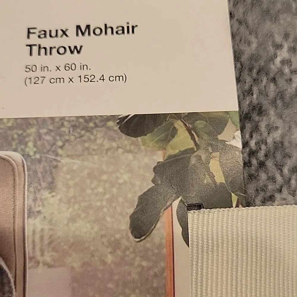 Sonoma Faux Mohair Throw